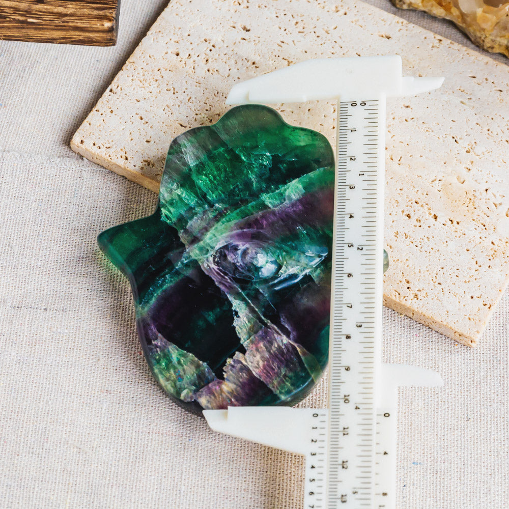 Reikistal Fluorite Hamas Hand