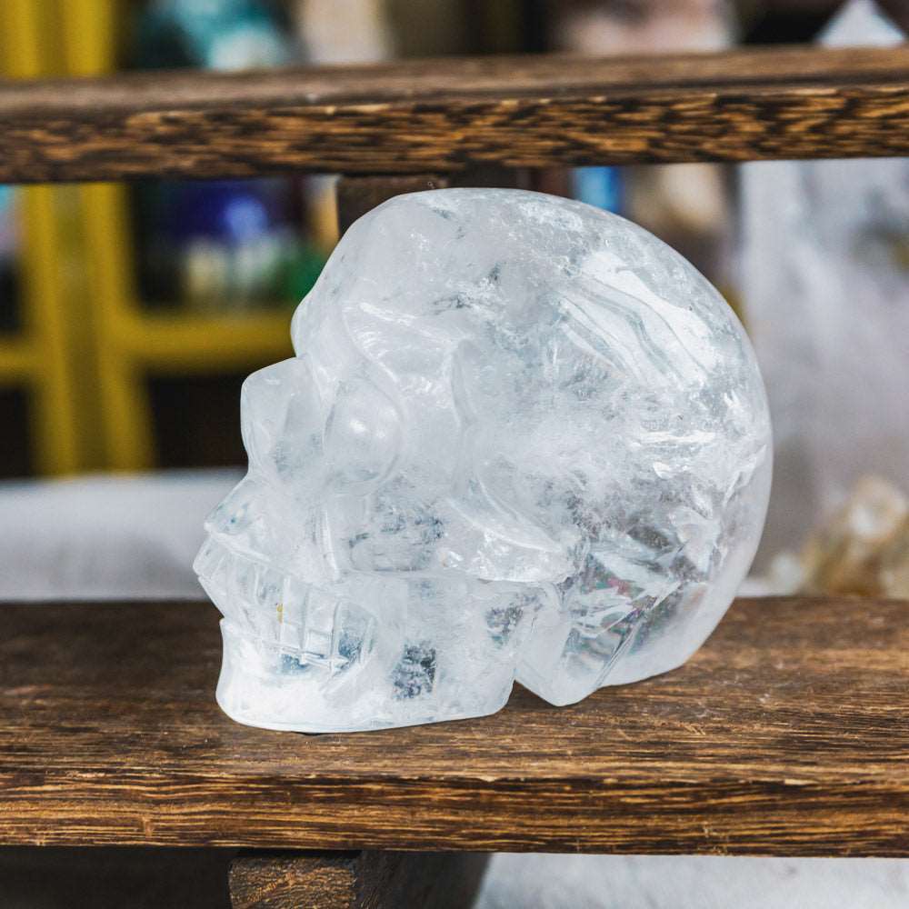 Reikistal 3.5'' Clear Quartz Skull