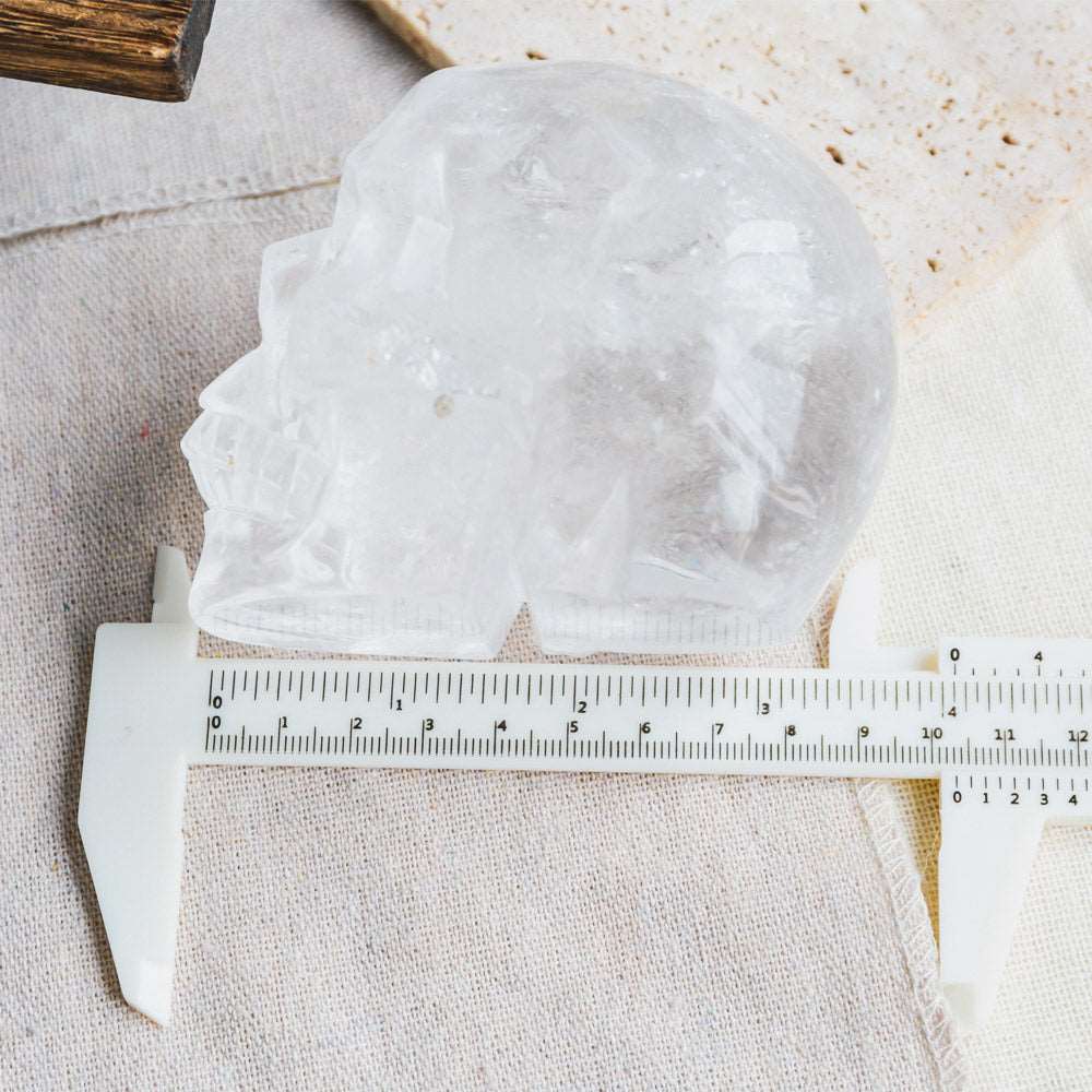 Reikistal 3.5'' Clear Quartz Skull