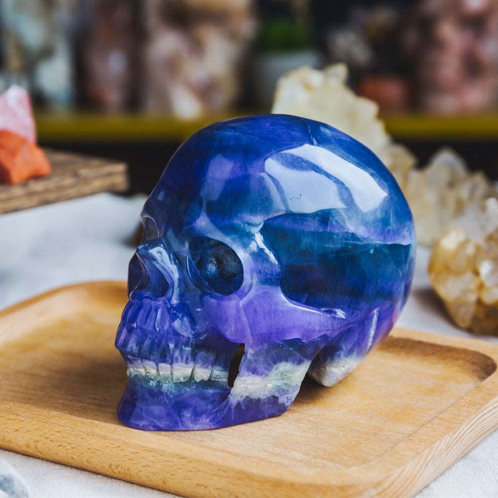 Reikistal 4'' Fluorite Skull