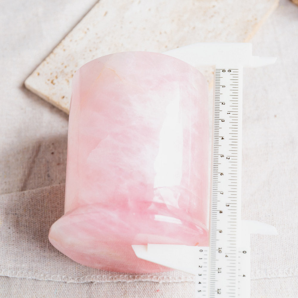 Reikistal Rose Quartz Pen Container