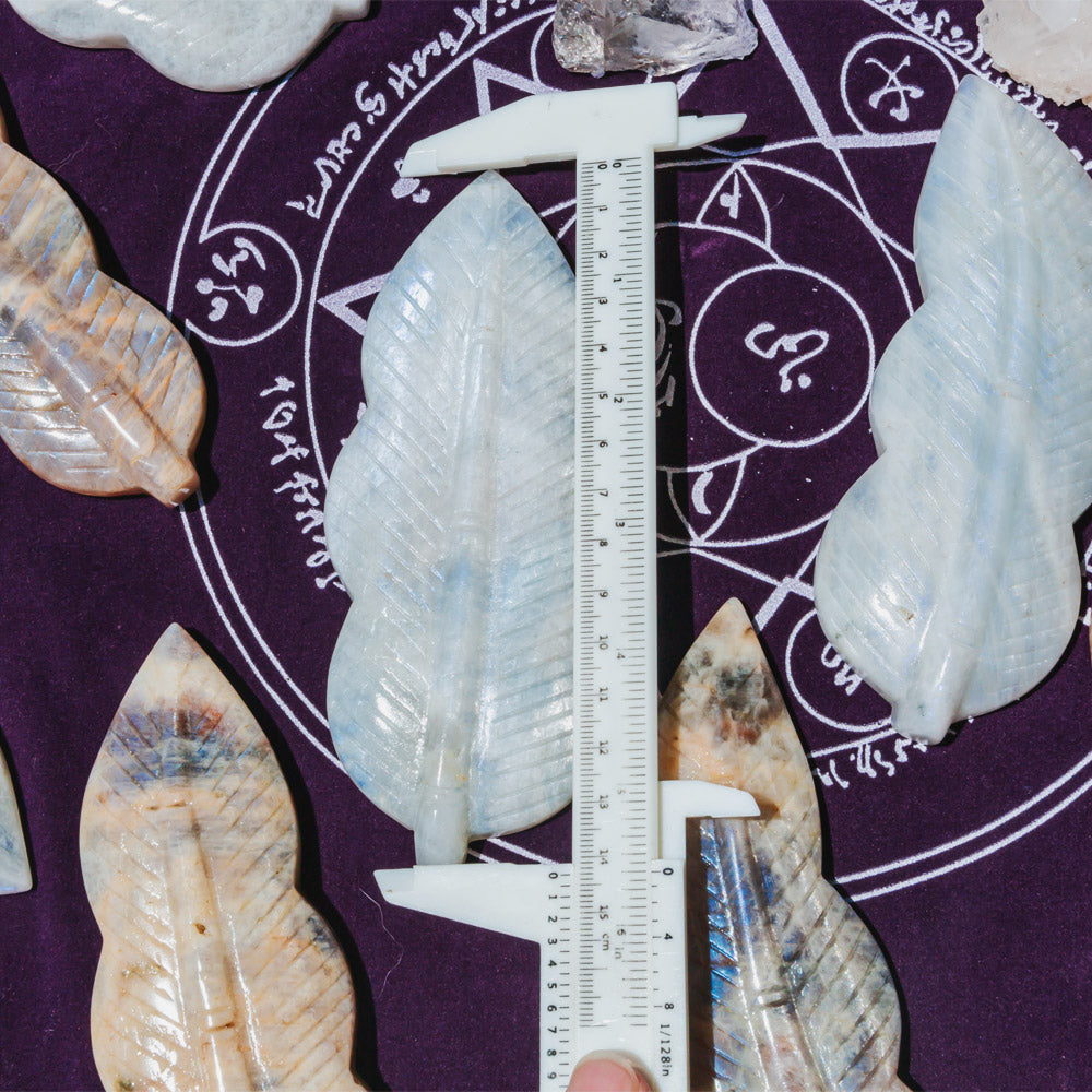 Reikistal Moonstone Feather