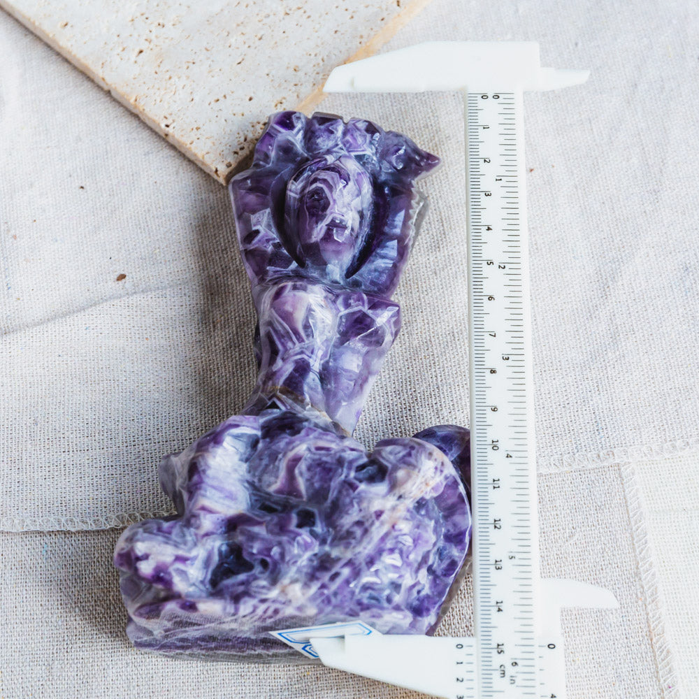 Reikistal Dream Amethyst Carving