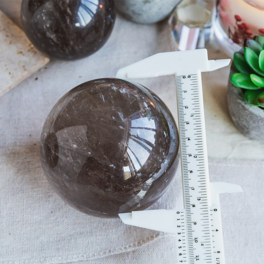 Reikistal Smoky Quartz Sphere