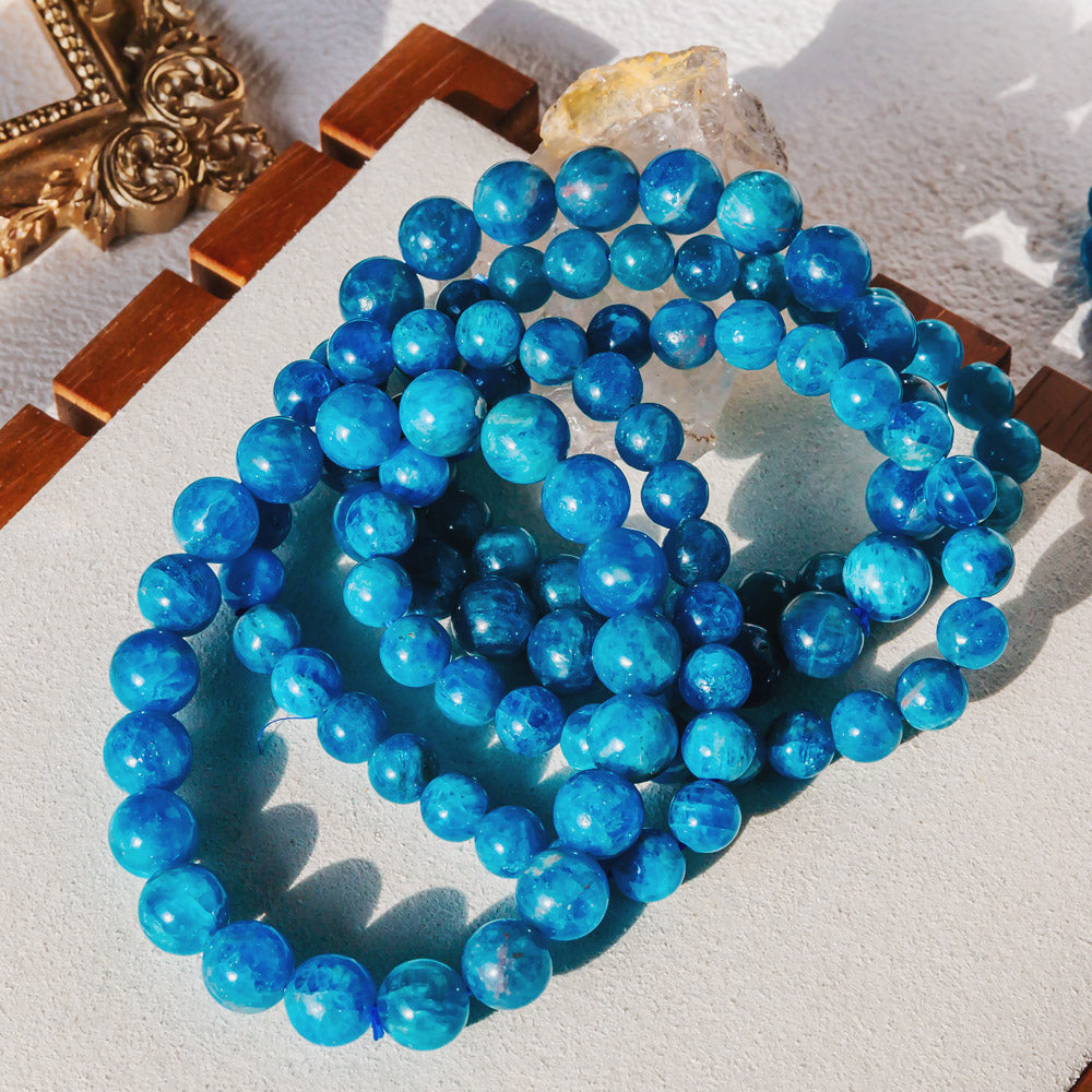 Bracelet Apatite bleu Reikistal