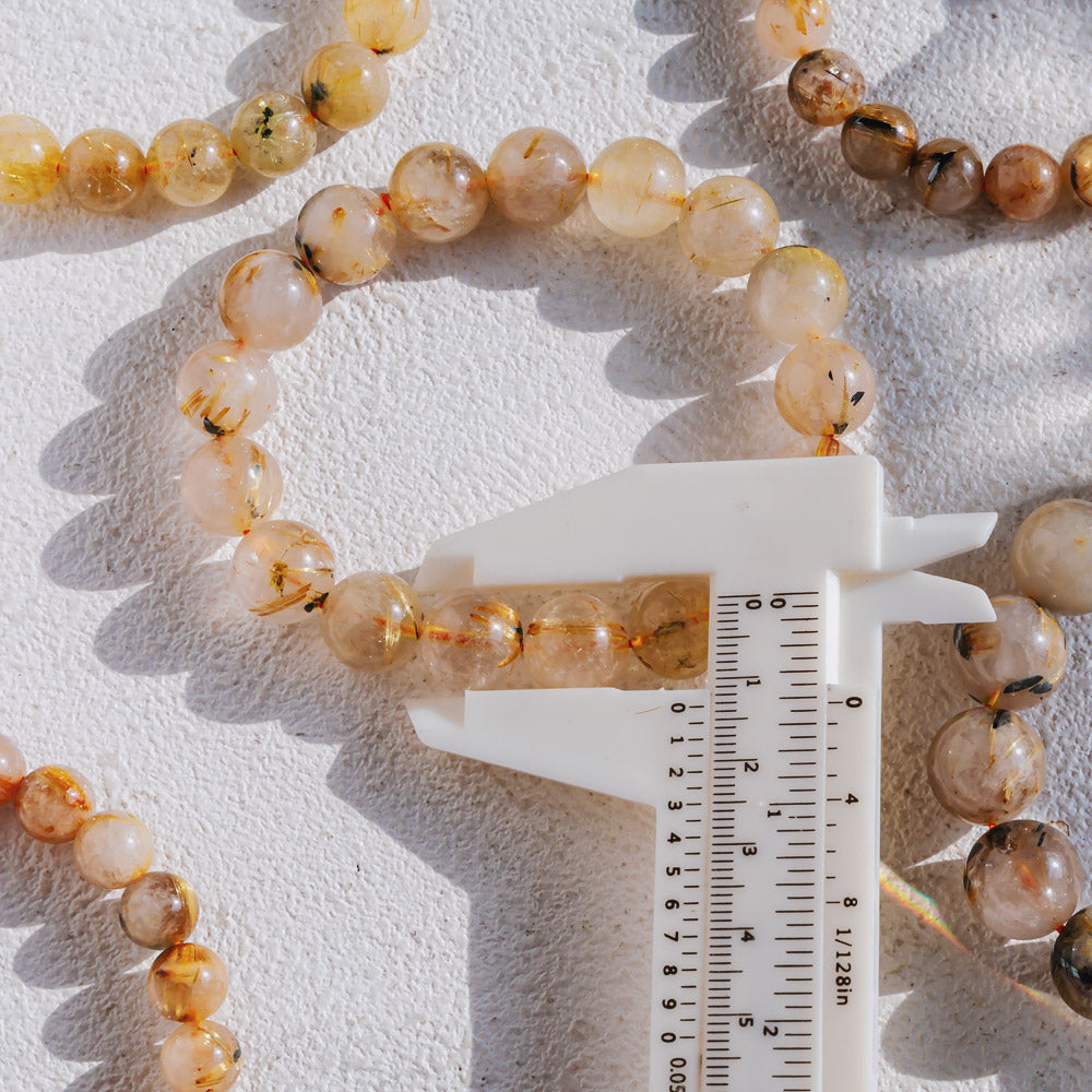 Reikistal Golden Rutilated Quartz Bracelet