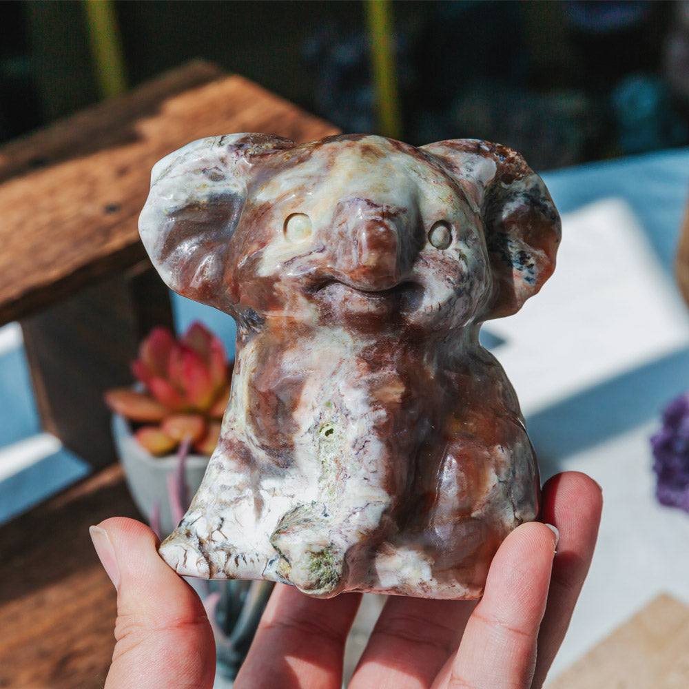 Reikistal Brazil Agate Koala