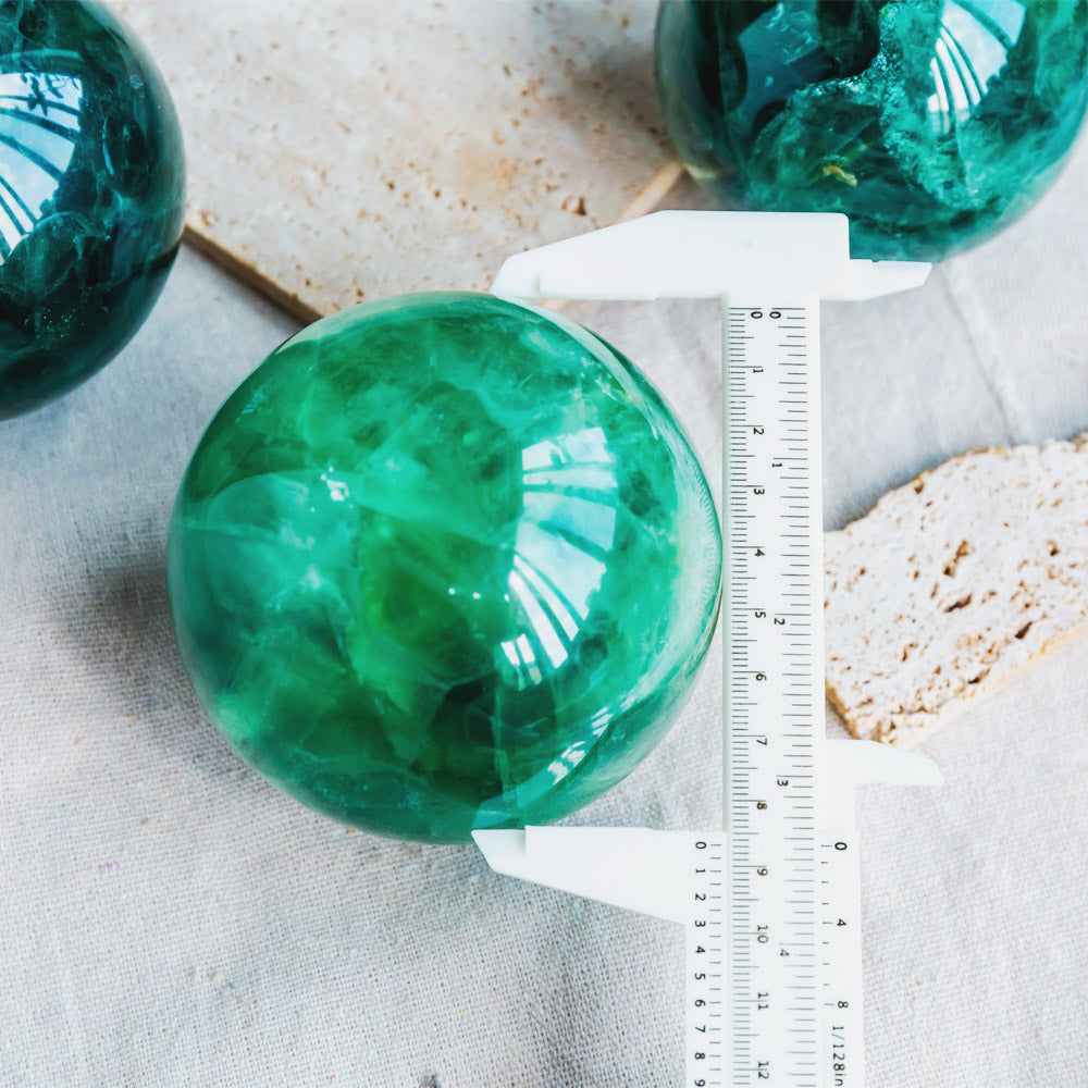 Reikistal Green Fluorite Sphere