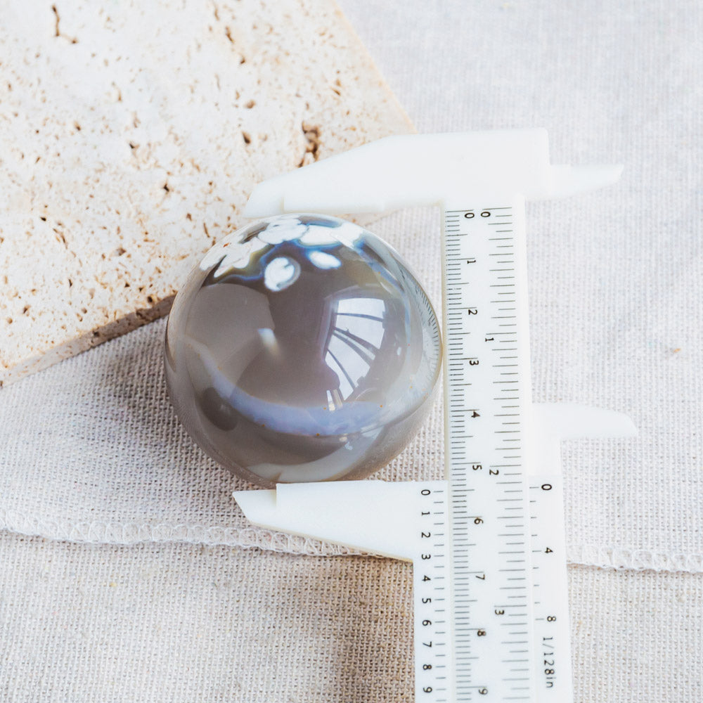 Reikistal Orca Agate Sphere