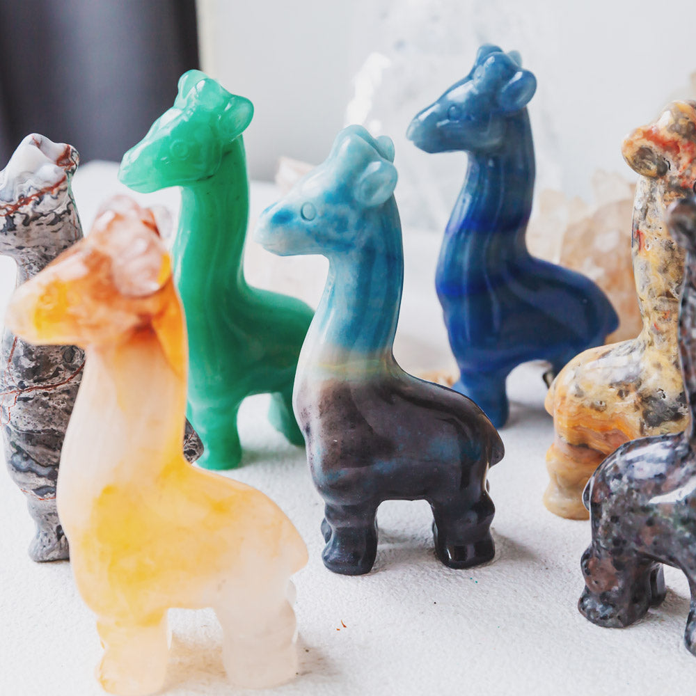 Reikicrystal Carving Sculpture【Giraffe】