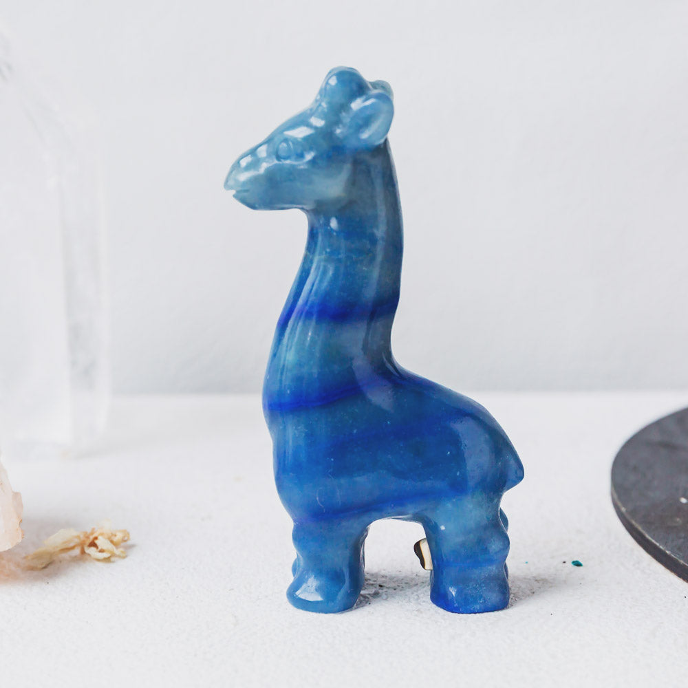 Reikicrystal Carving Sculpture【Giraffe】