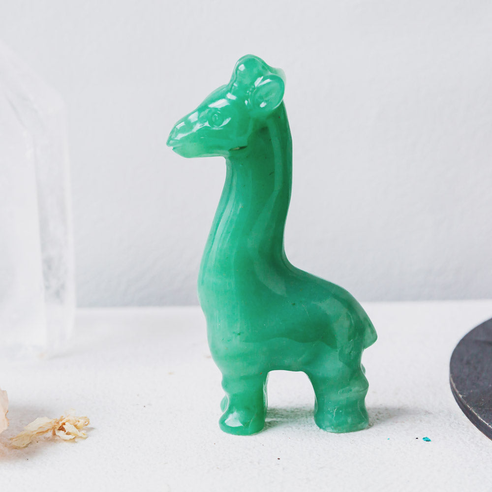 Reikicrystal Carving Sculpture【Giraffe】