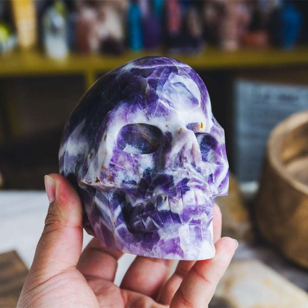 Reikistal 4'' Dream Amethyst Skull