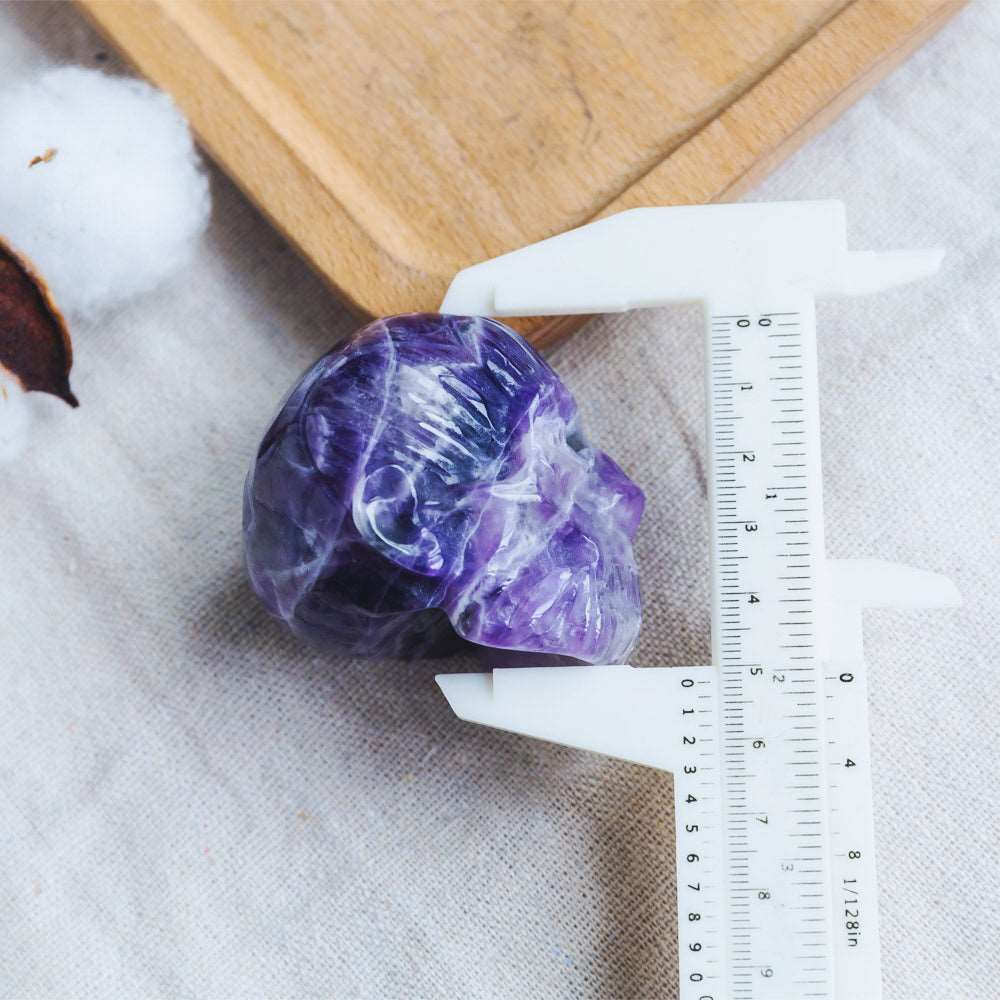 Reikistal 2'' Dream Amethyst Muscle Skull