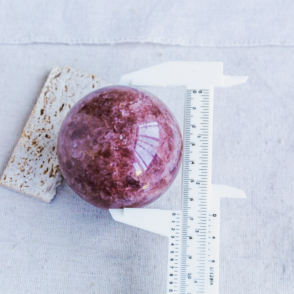 Reikistal Red Strawberrry Quartz Sphere