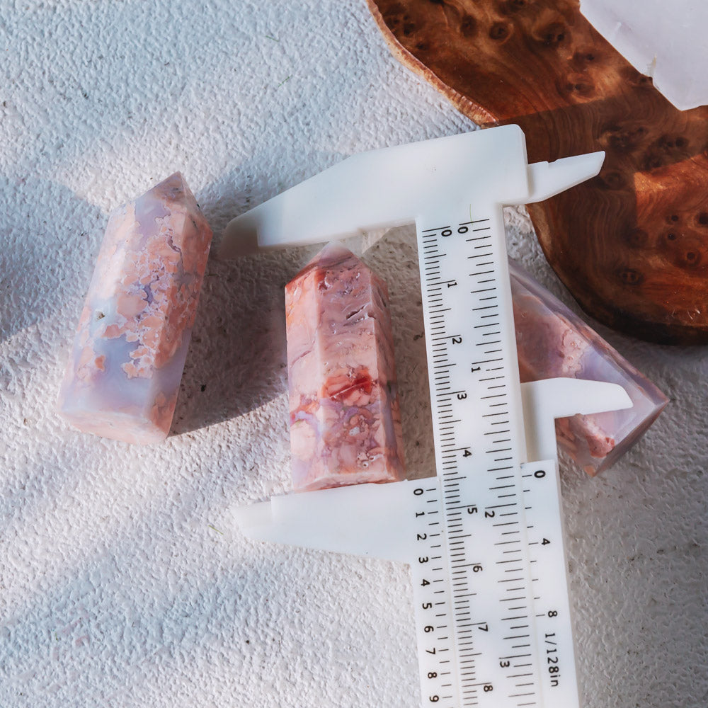 Reikistal 2" Pink Agate Point