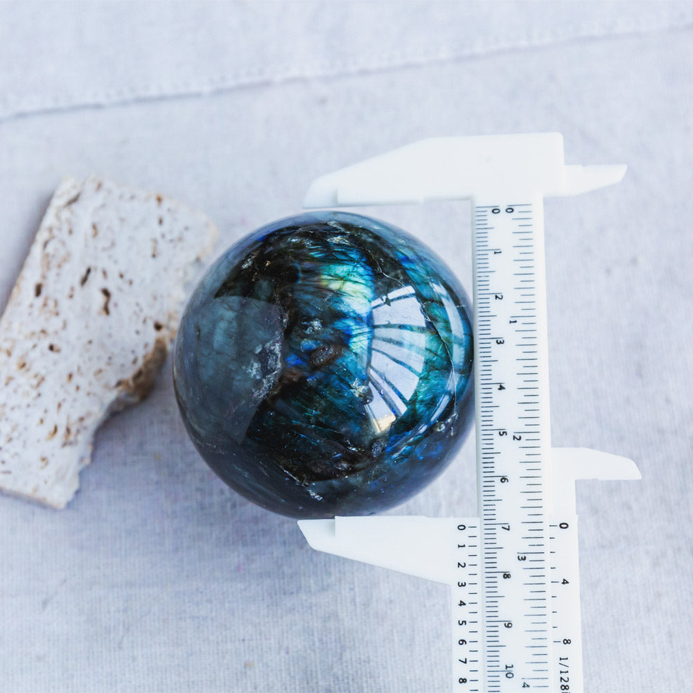 Reikistal Labradorite Sphere