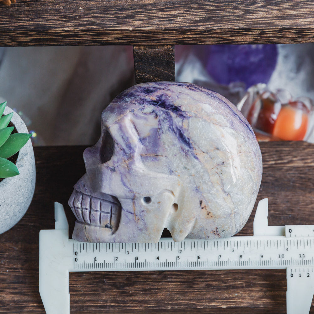 Reikistal Silk Fluorite Skull