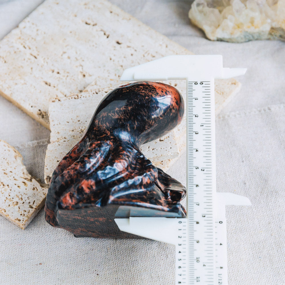 Reikistal Mahogany Obsidian Octopus