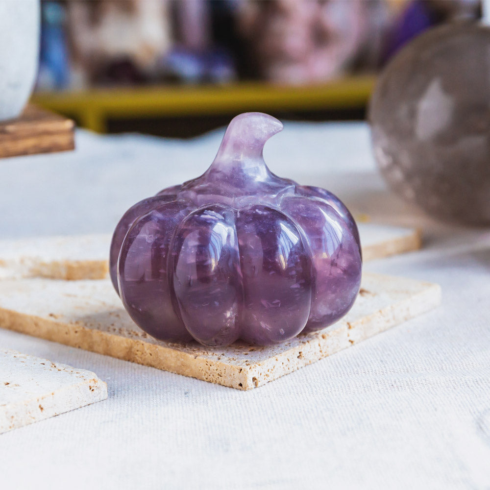 Reikistal Fluorite Pumpkin