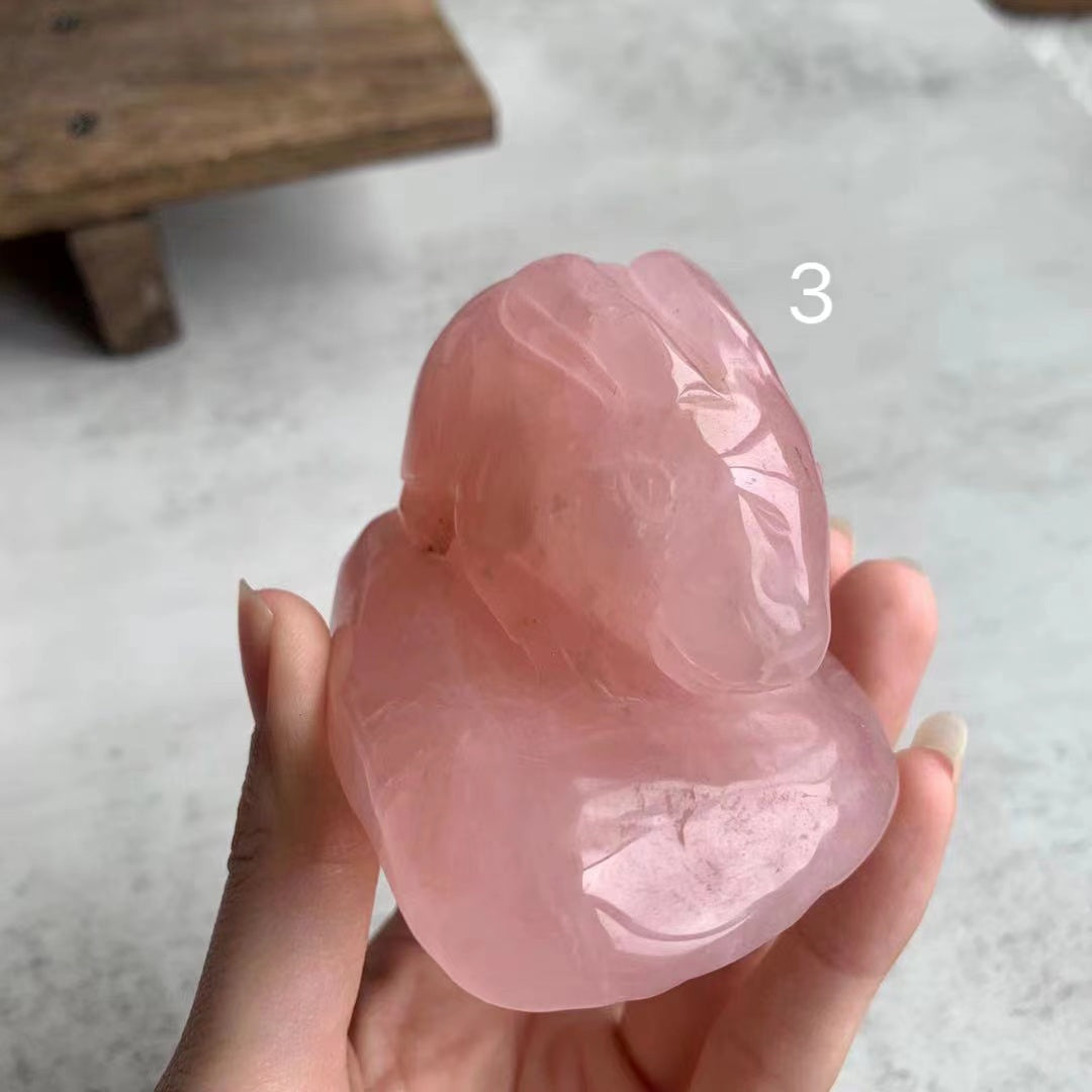 【Weekly Flash Deals】Rose Quartz Carving