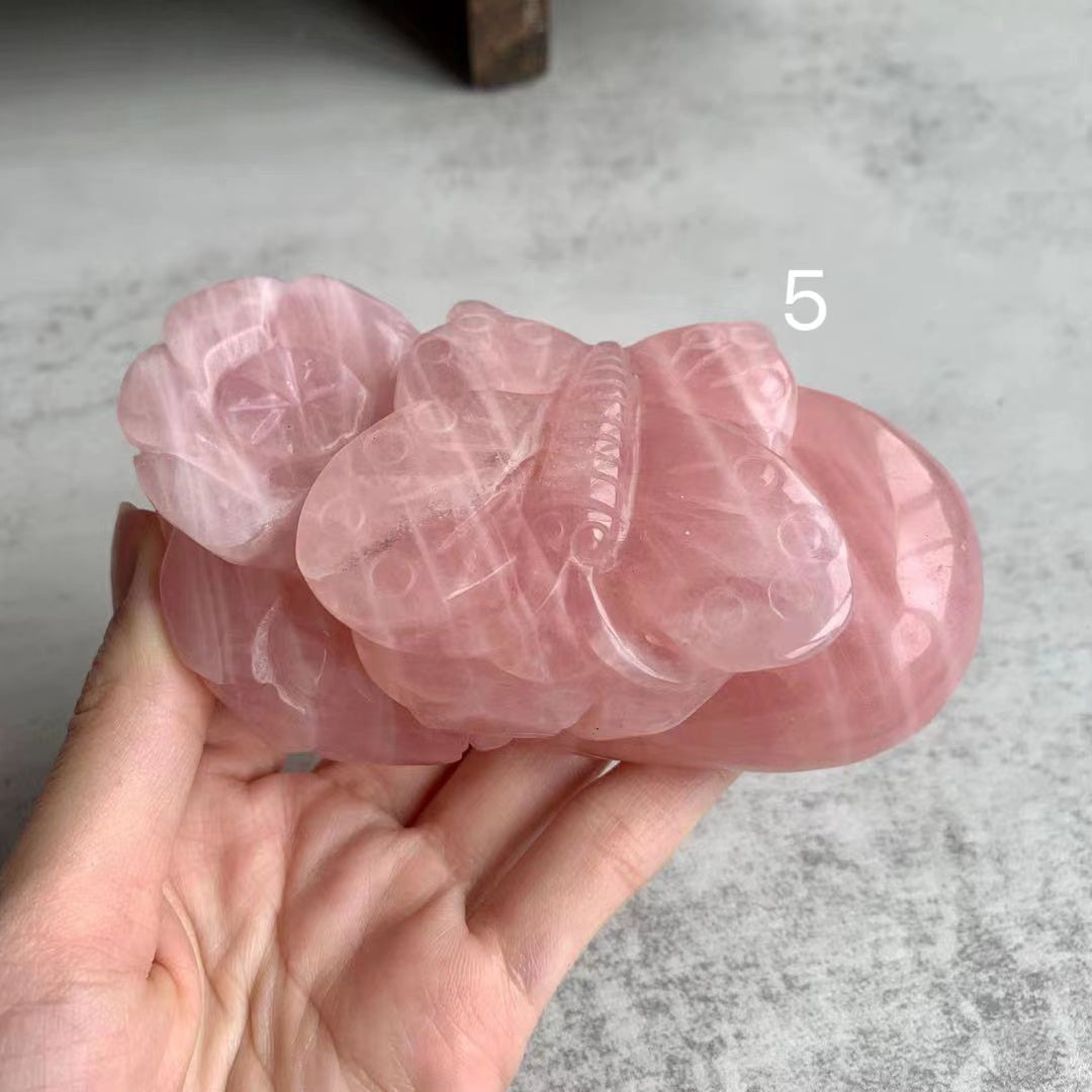 【Weekly Flash Deals】Rose Quartz Carving