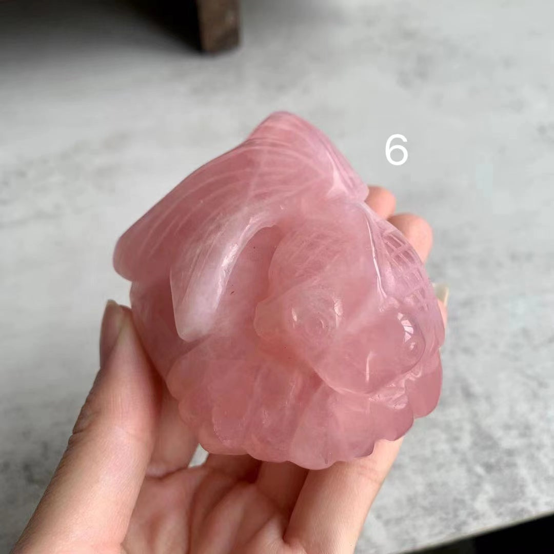 【Weekly Flash Deals】Rose Quartz Carving