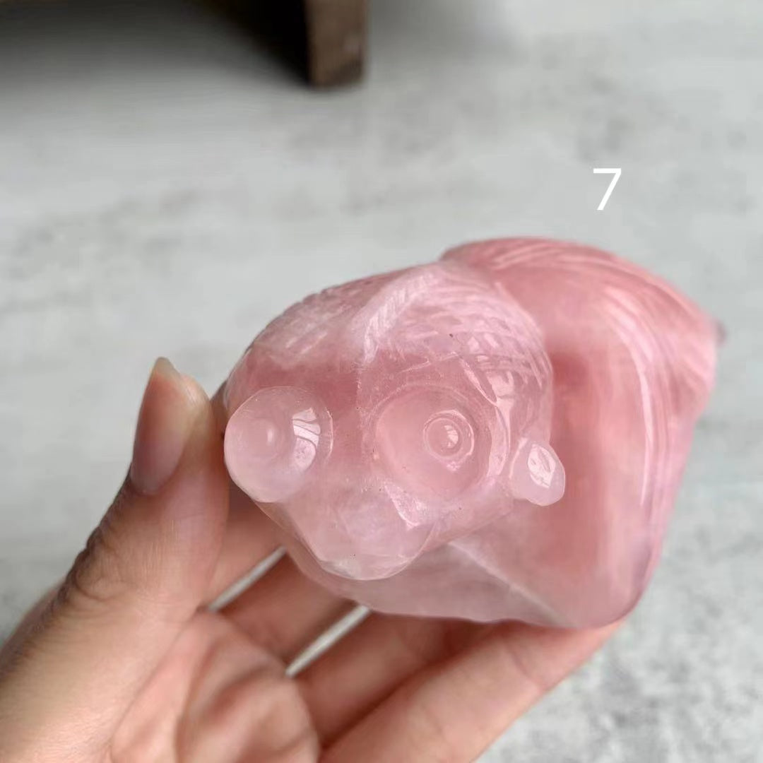 【Weekly Flash Deals】Rose Quartz Carving