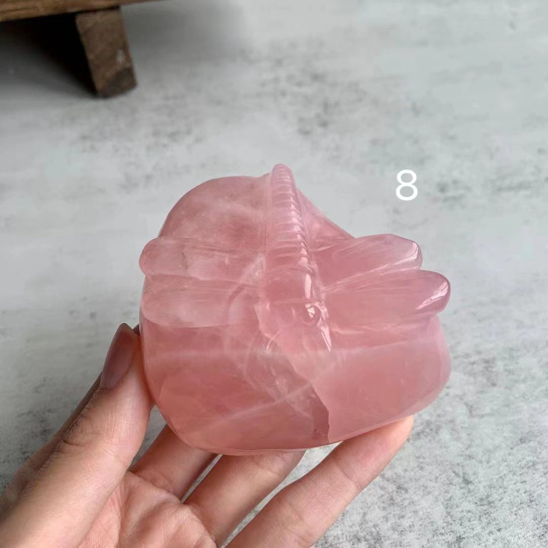 【Weekly Flash Deals】Rose Quartz Carving