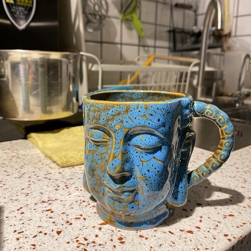 Reikicrystal Buddha-Shaped Mug