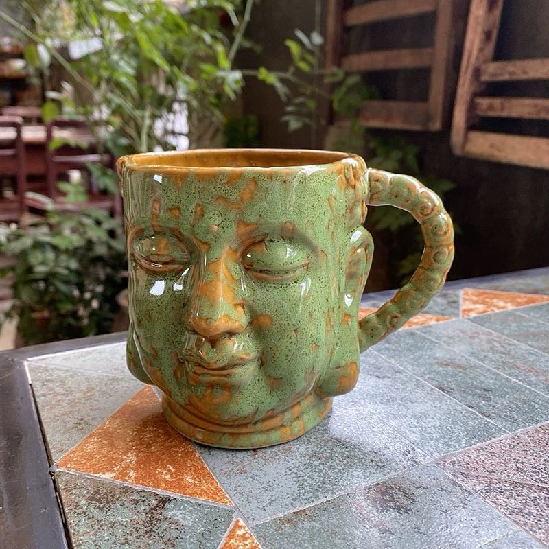 Reikicrystal Buddha-Shaped Mug