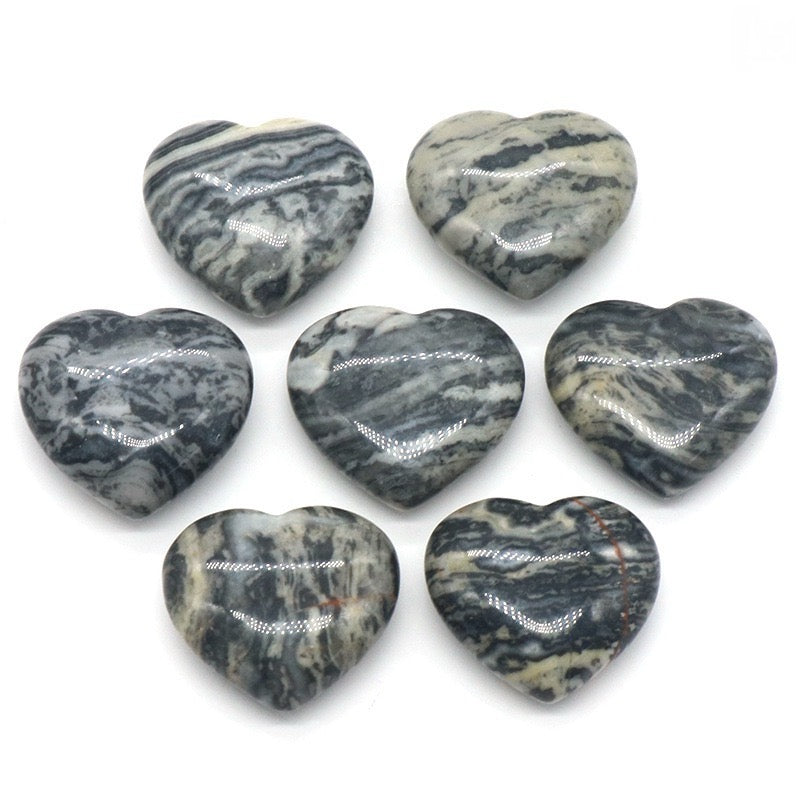 Reikicrystal Heart-Shaped Stone Ornament