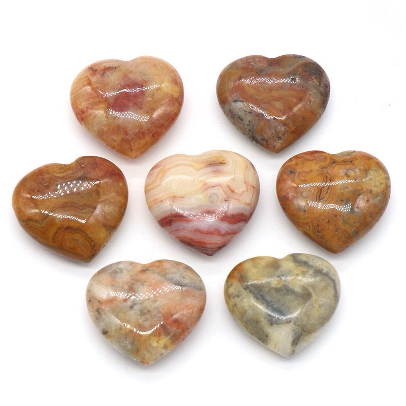 Reikicrystal Heart-Shaped Stone Ornament