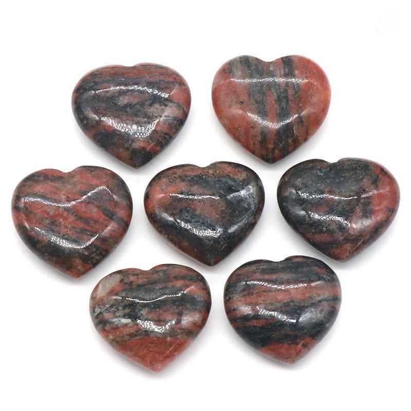 Reikicrystal Heart-Shaped Stone Ornament