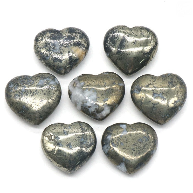 Reikicrystal Heart-Shaped Stone Ornament