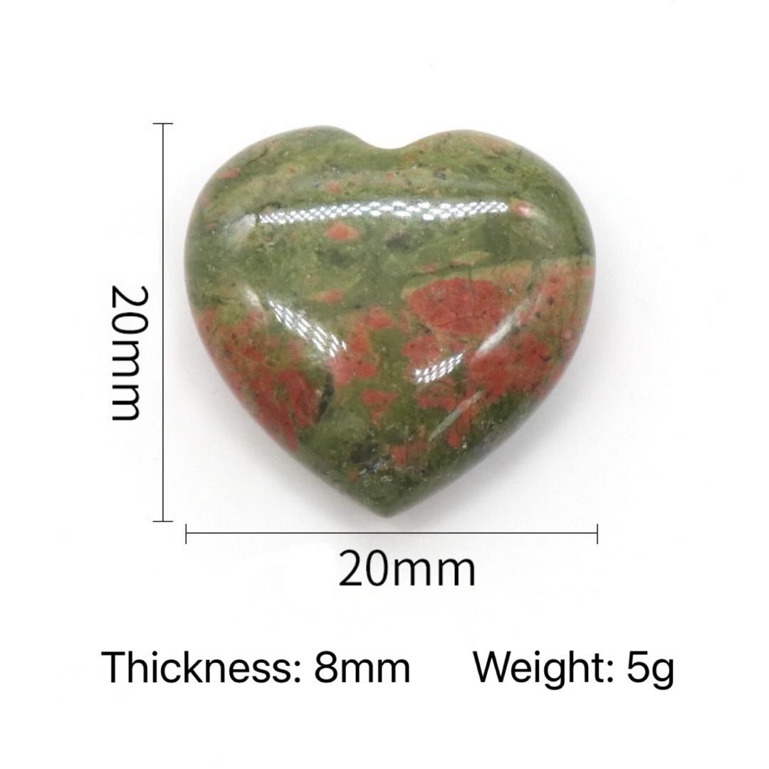 Reikicrystal Heart-Shaped Stone Ornament