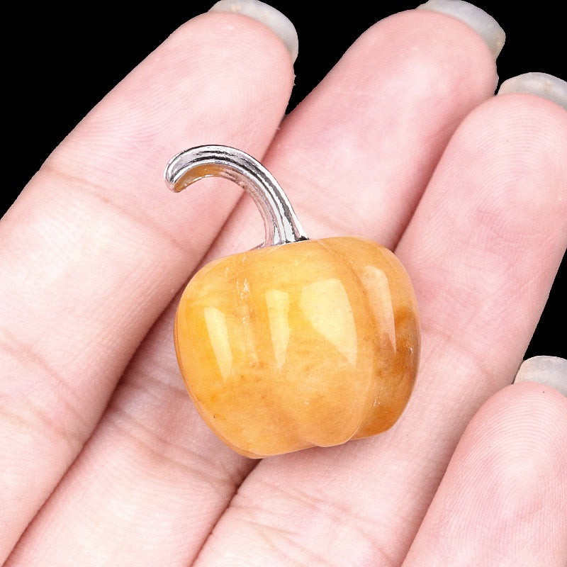 Reikicrystal Carving Mini Pumpkin Gemstone