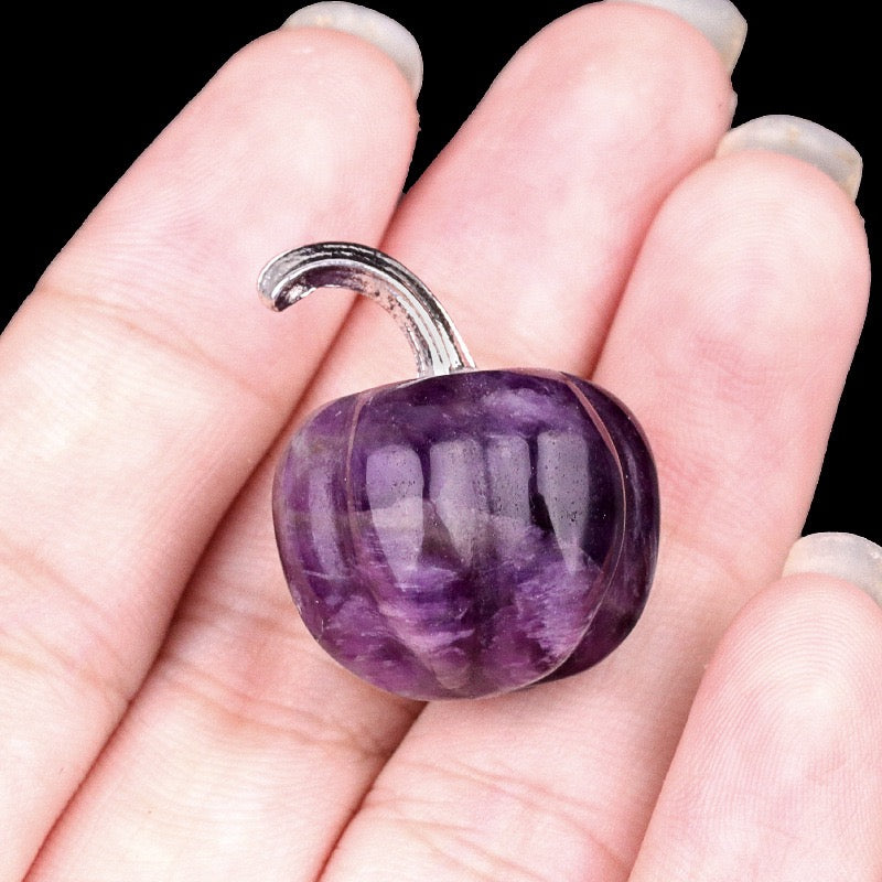 Reikicrystal Carving Mini Pumpkin Gemstone