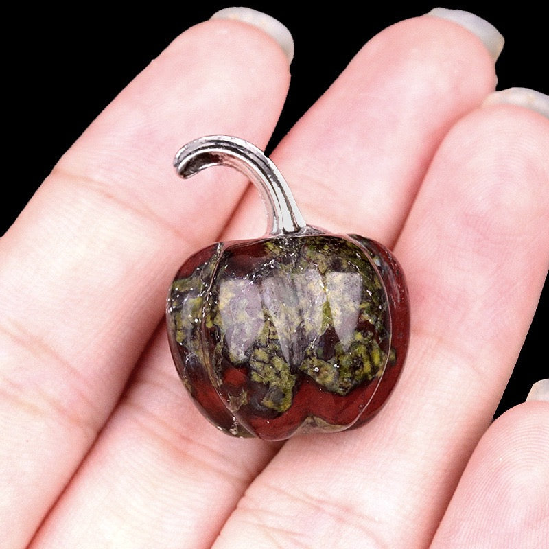 Reikicrystal Carving Mini Pumpkin Gemstone