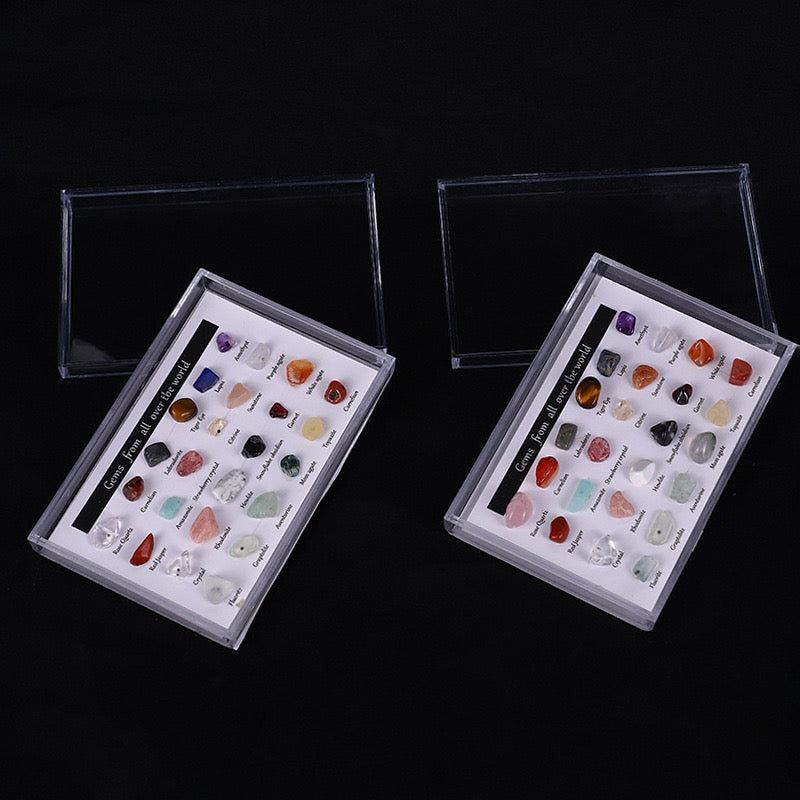 Reikicrystal 24 Mineral Specimens Gift Box