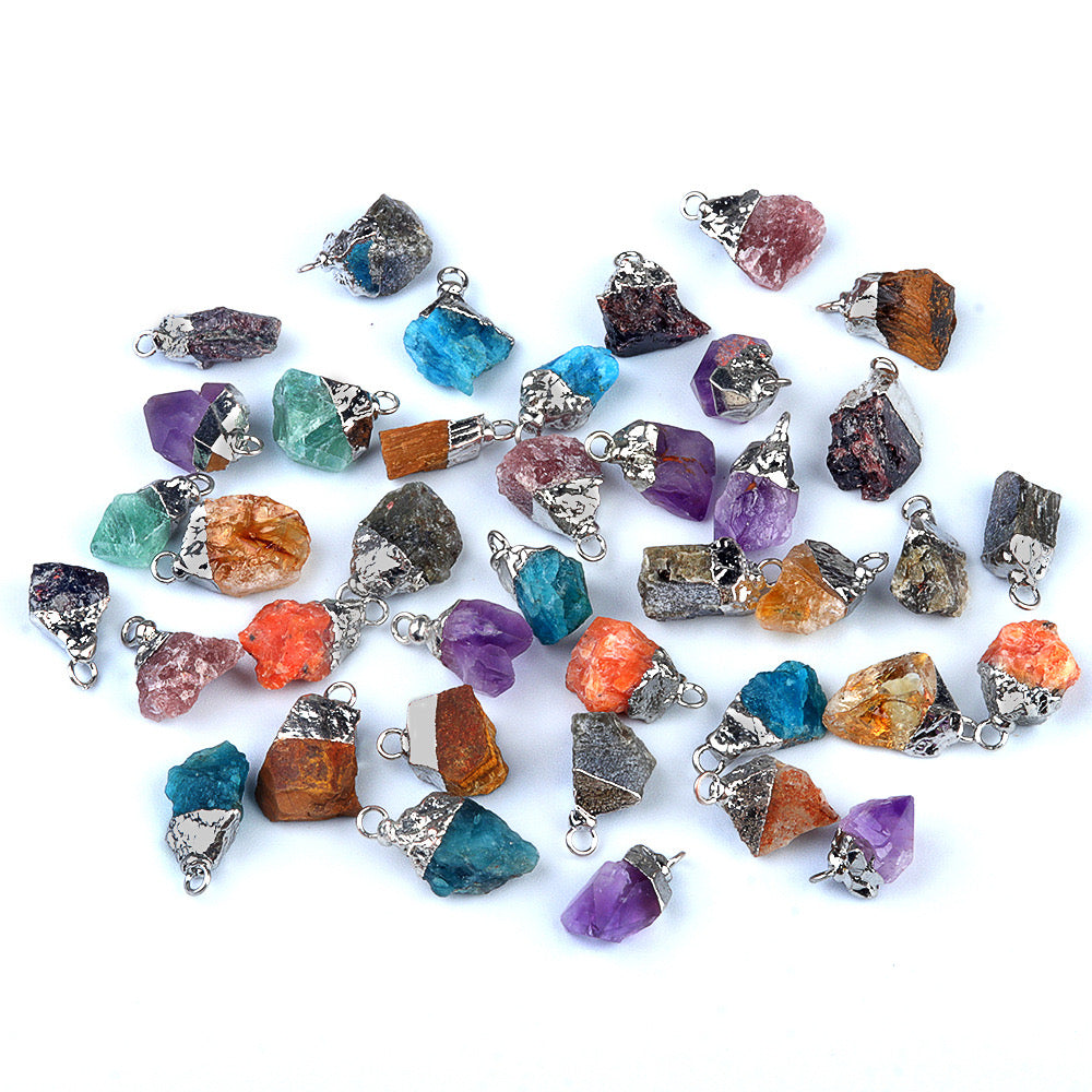 Natural Crystal Stone Pendants | Healing Crystals For DIY Jewelry