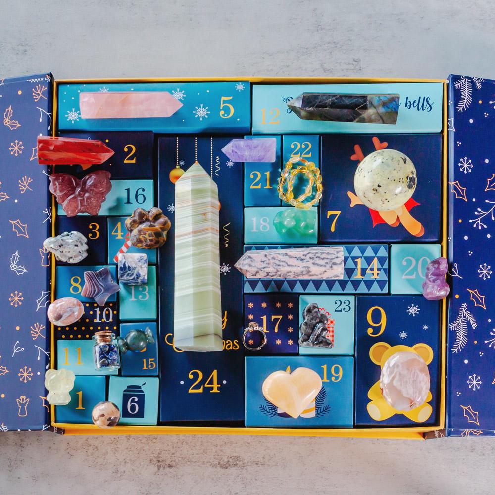 【Christmas】 Countdown Natural Crystal Gift Box