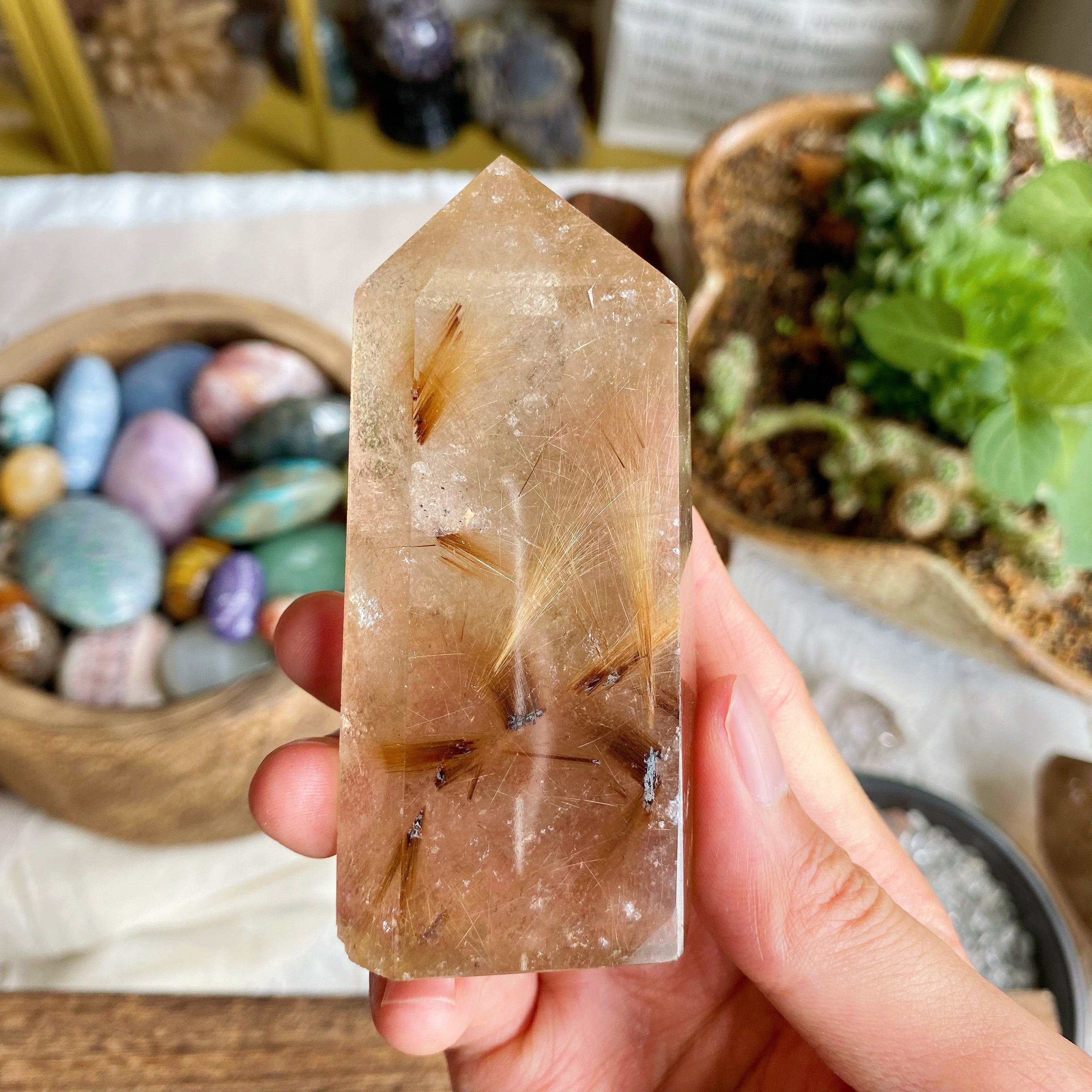 【Weekly Flash Deals】Rutilated Quartz Point