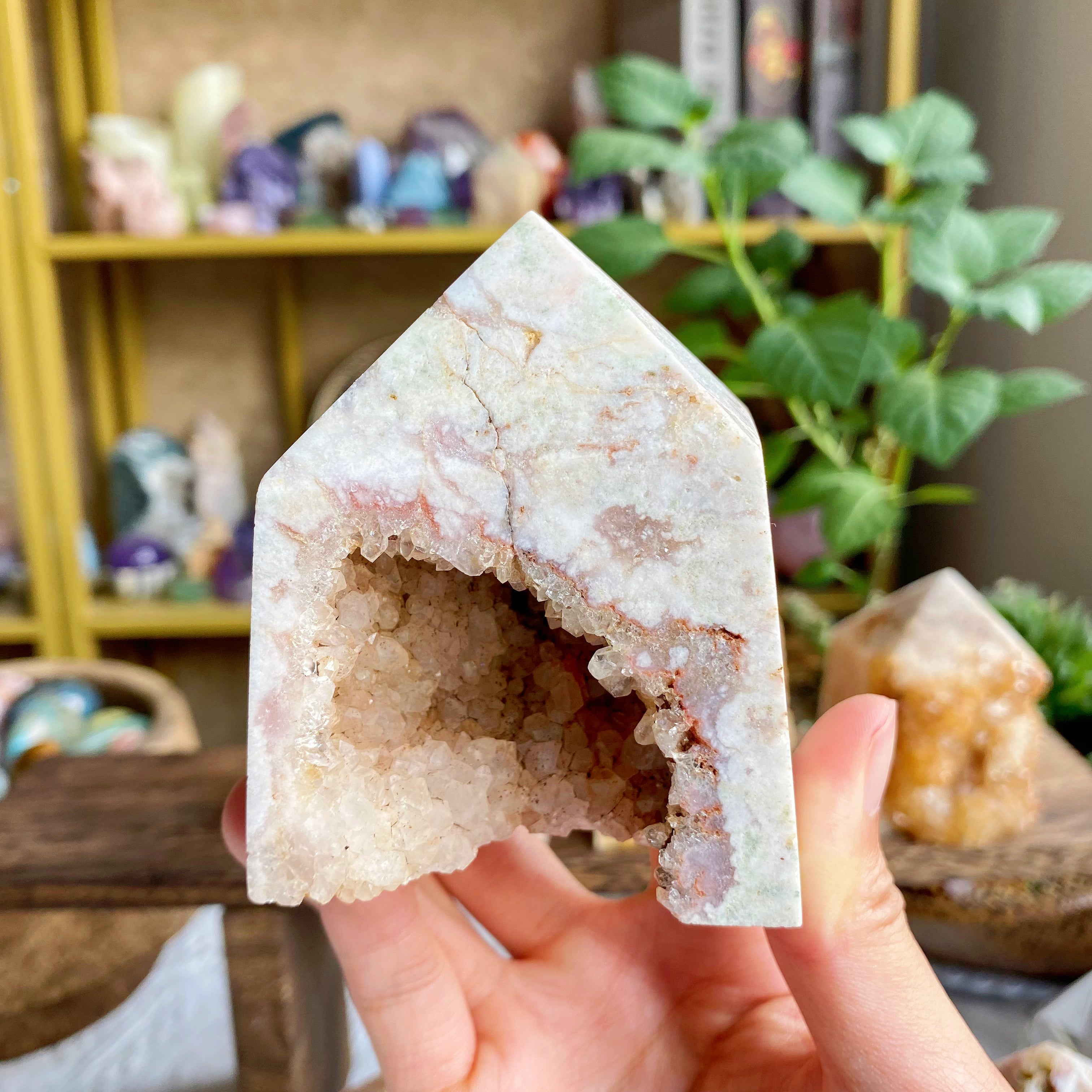 【Weekly Flash Deals】Pink Amethyst Geode Point