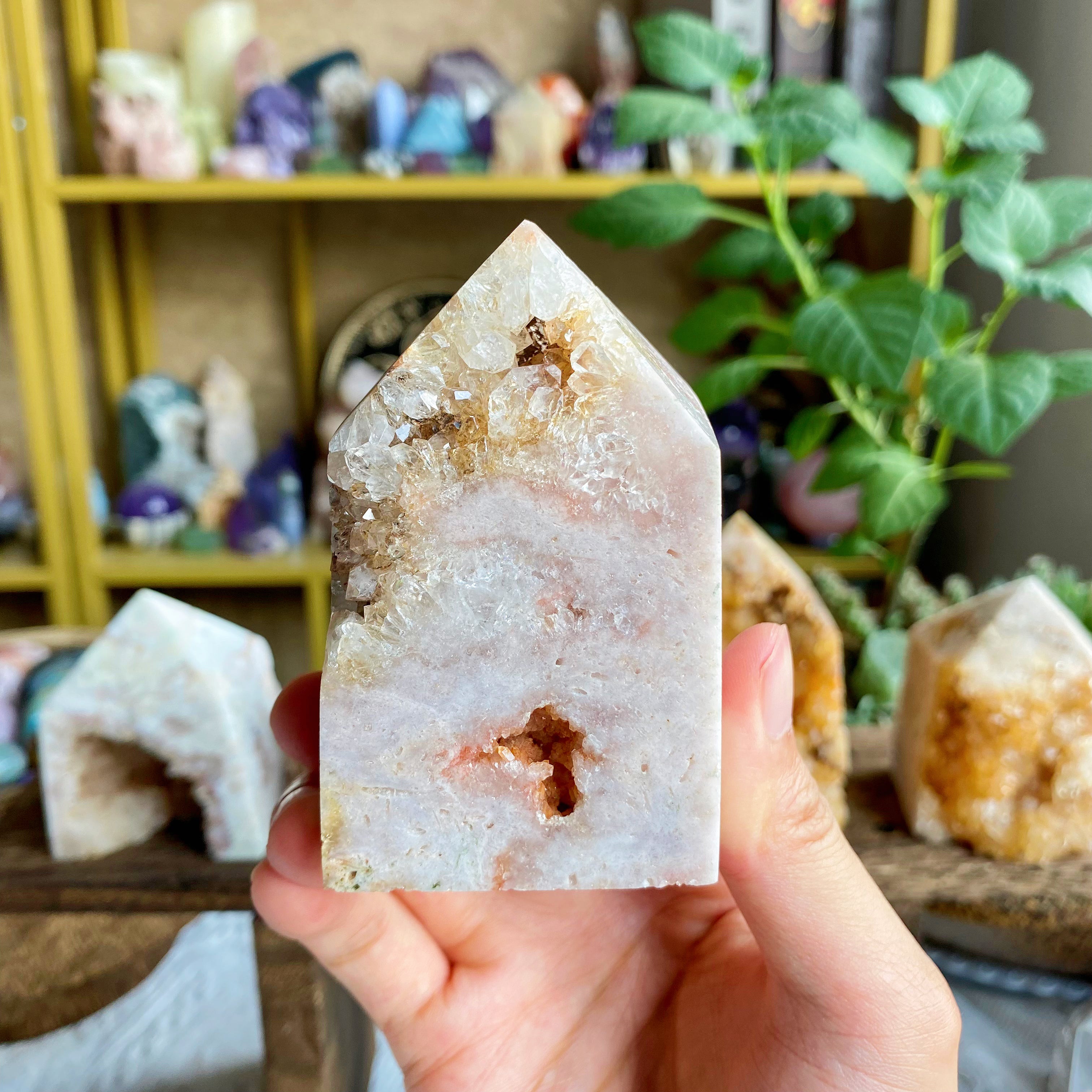 【Weekly Flash Deals】Pink Amethyst Geode Point