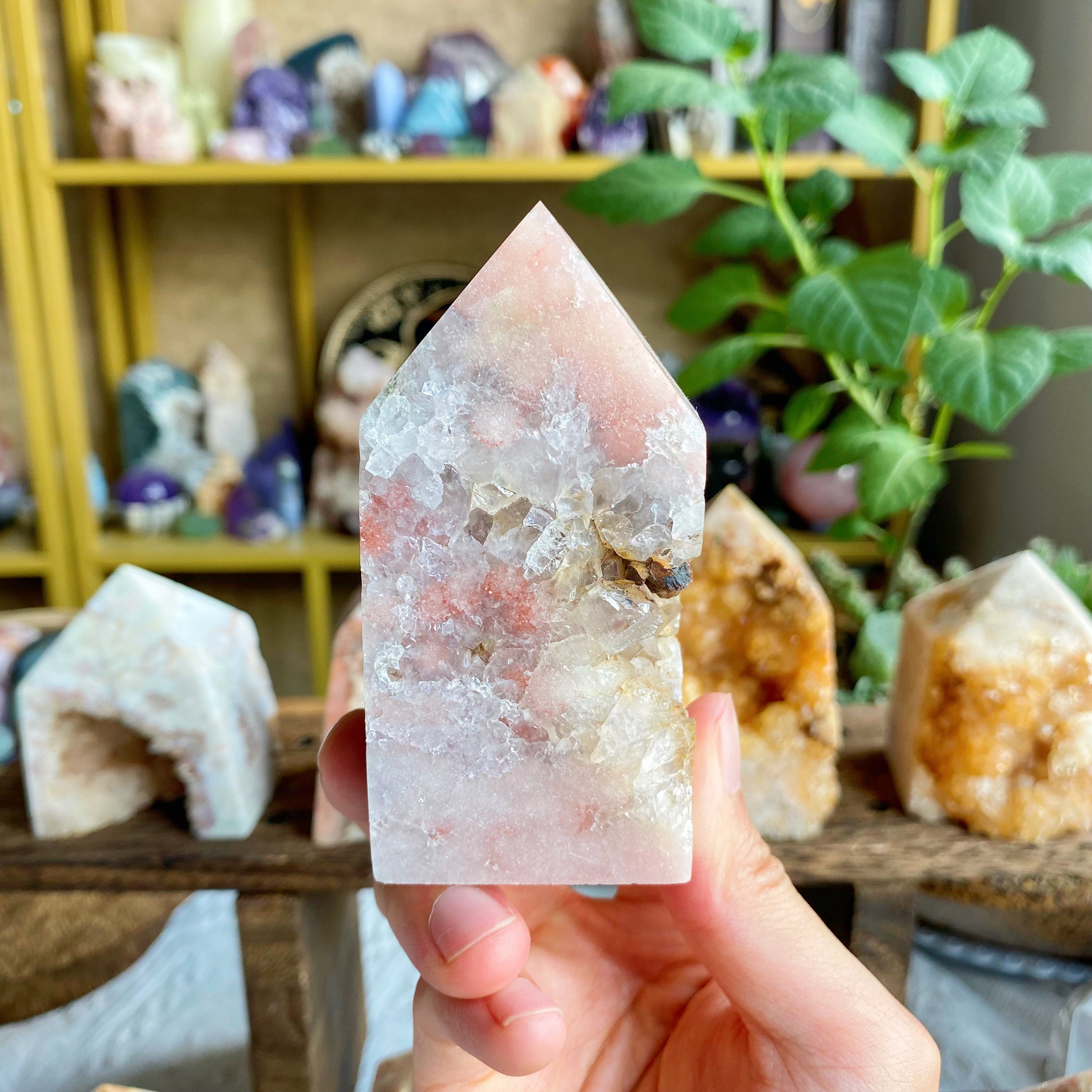 【Weekly Flash Deals】Pink Amethyst Geode Point