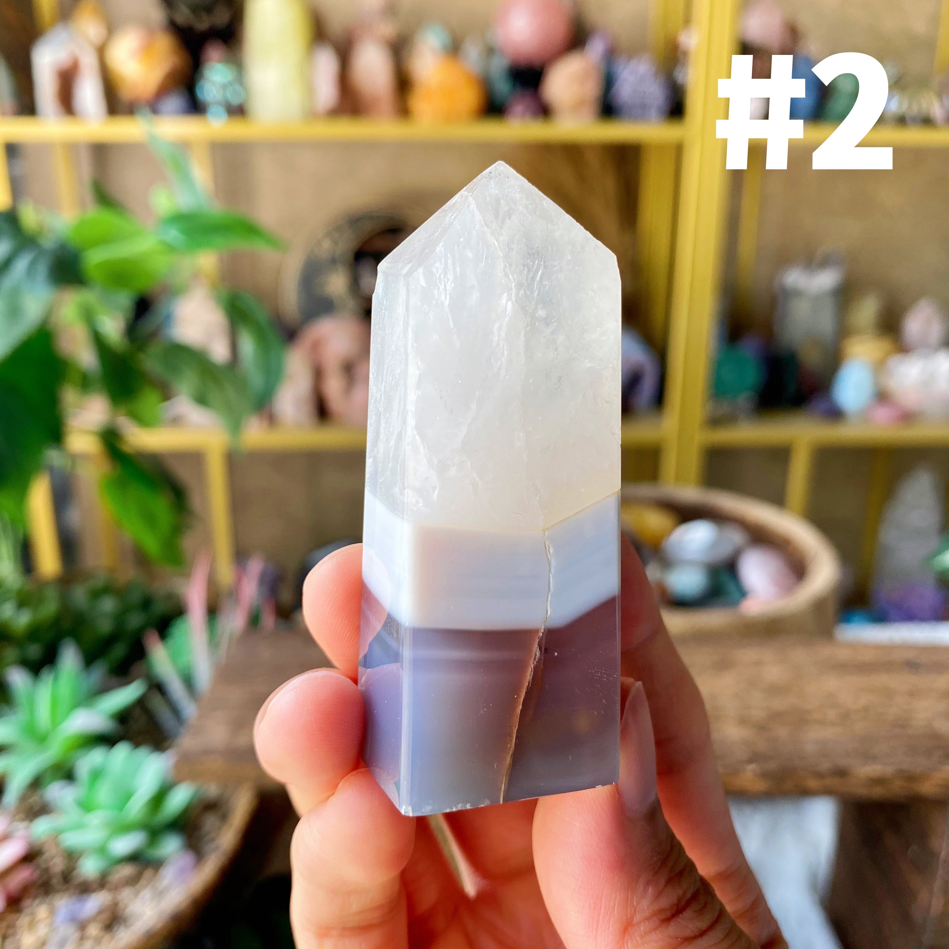 【Weekly Flash Deals】Agate With Quartz Point