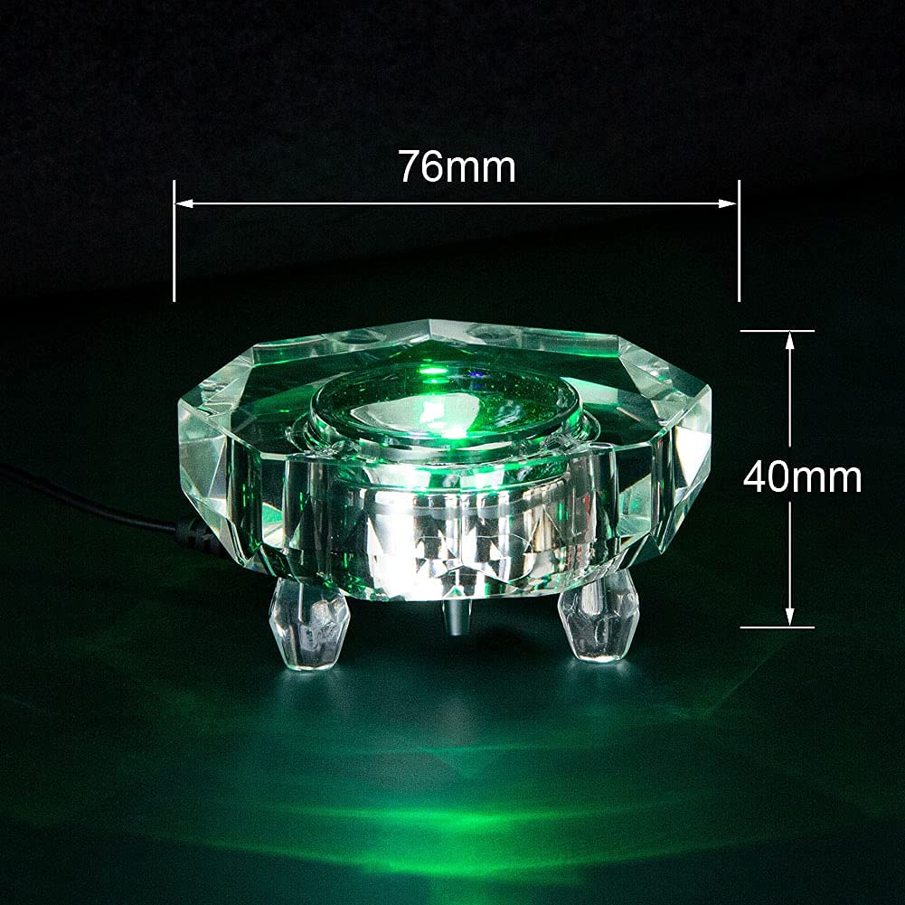 Reikistal Crystal LED Light Base Sphère Holder
