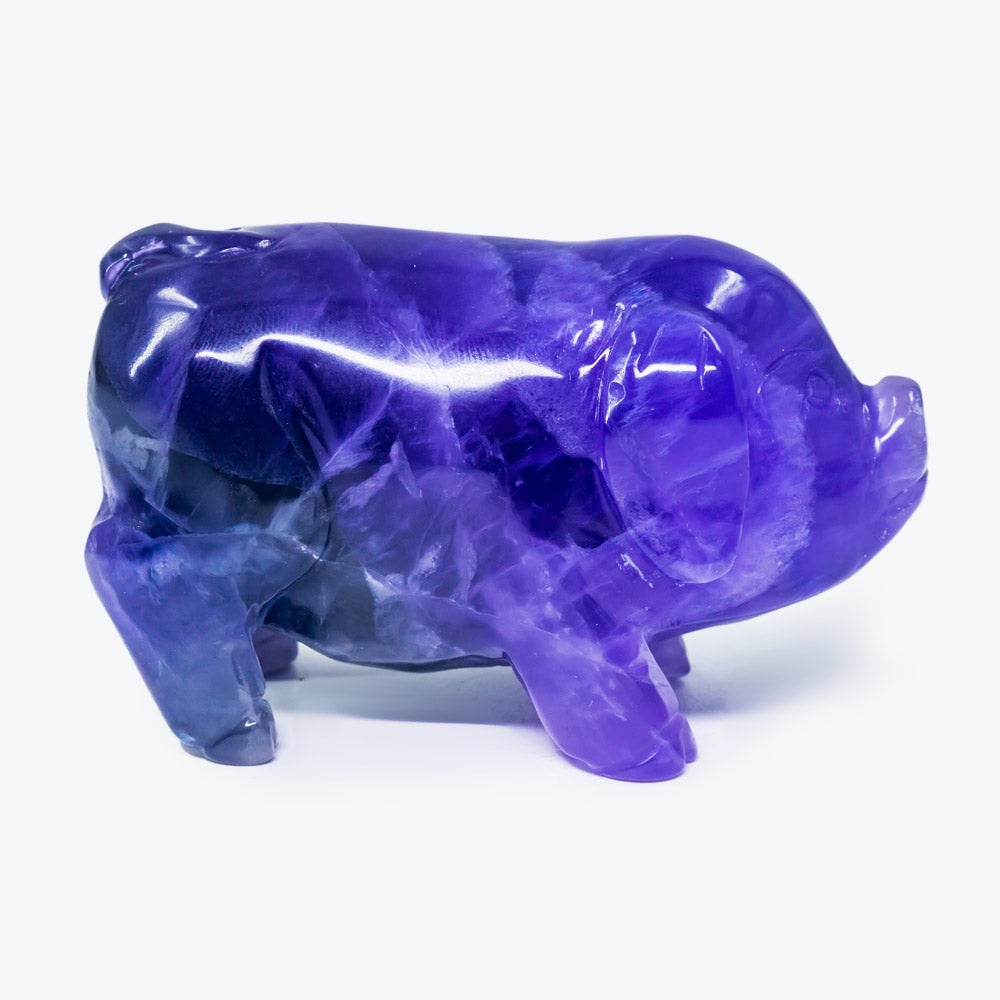 Reikistal Fluorite Pig