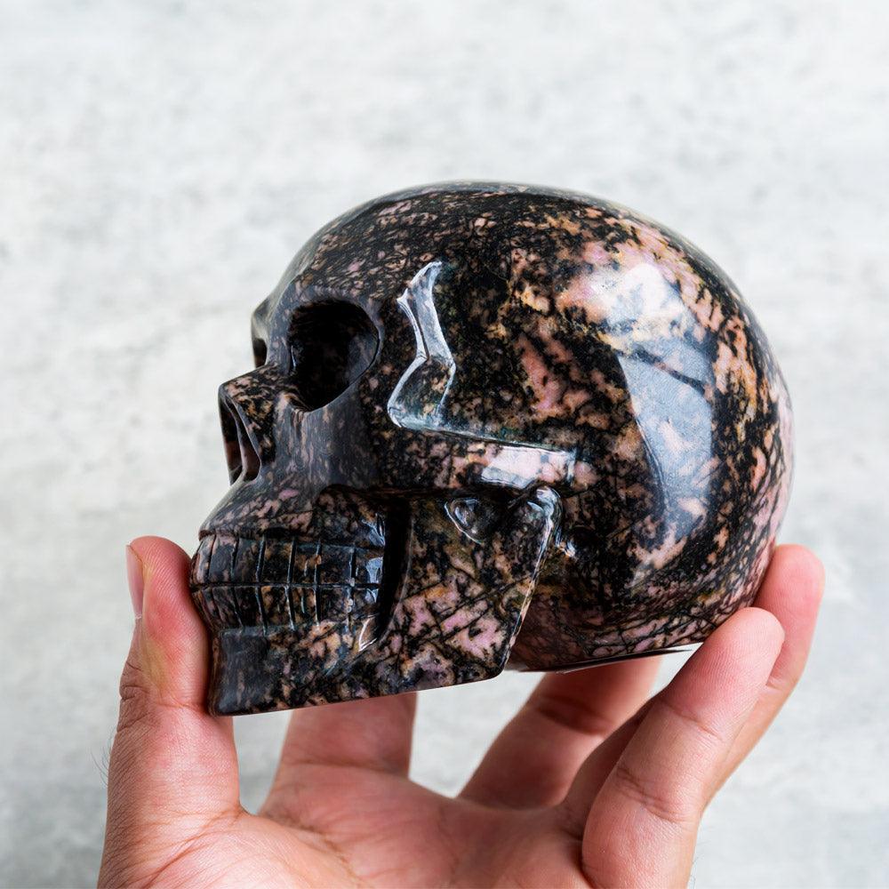 Rhodonite skulls - Reikilovecrystal